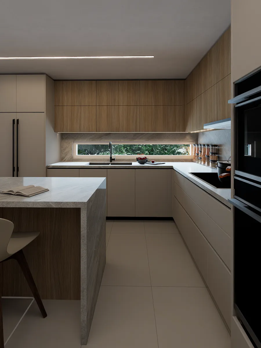 Apolo - kitchen and island seating