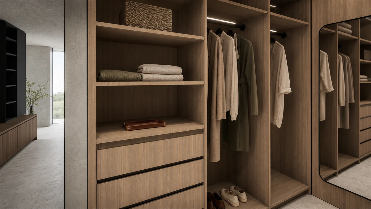 Ashford - tailored wardrobe detail