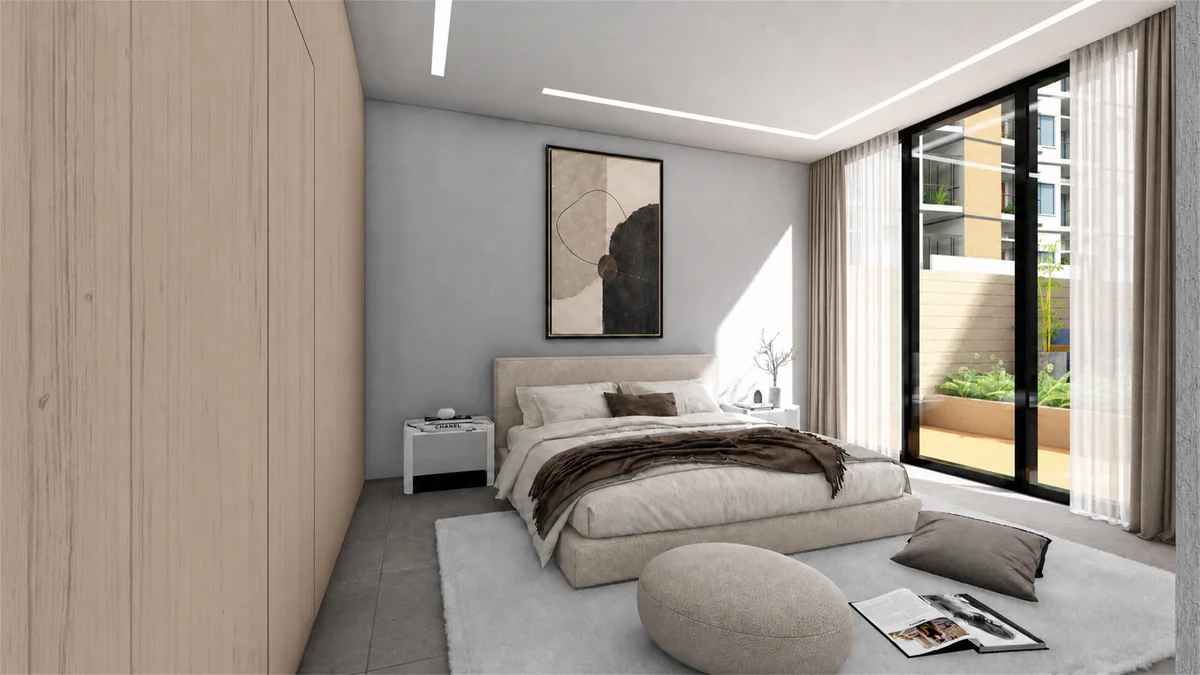 Ciudadela - bedroom toward the terrace