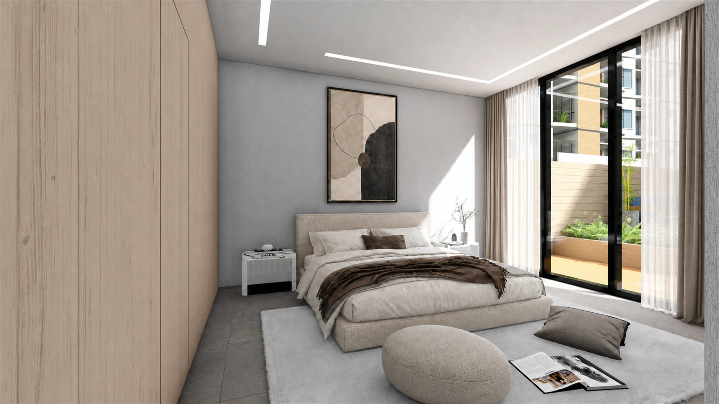 Ciudadela - bedroom toward the terrace