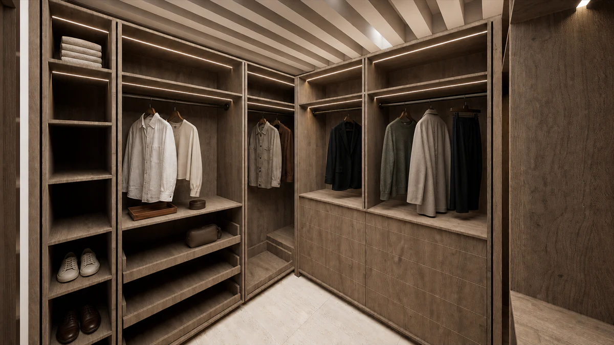 Finca Elena - dressed walk-in closet
