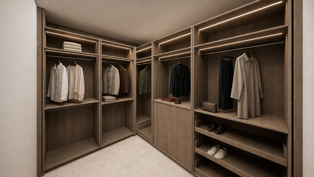 Finca Elena - wardrobe panorama