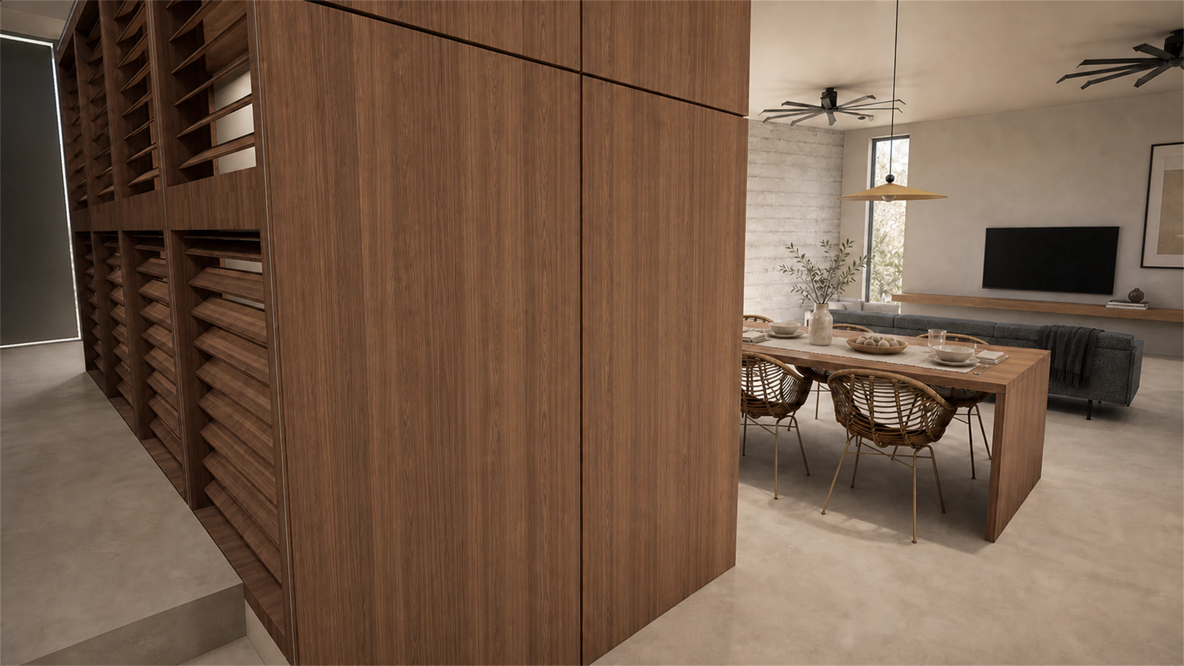 Lajas - corrected continuous wood grain