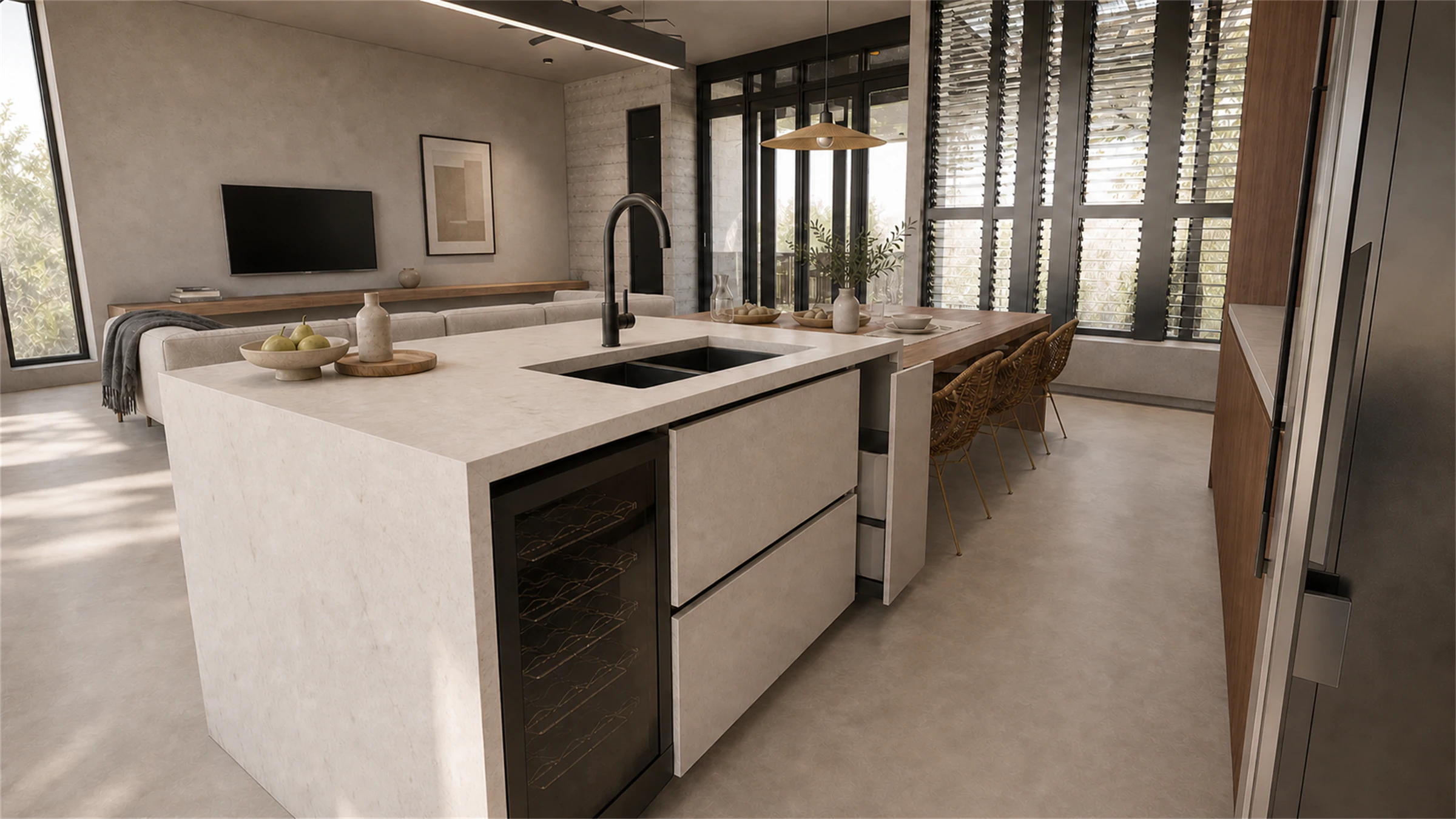 Lajas - island toward the living room