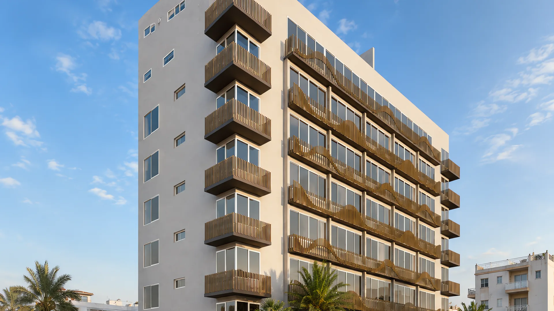 Ocean Park - condominium facade renewal one block from the beach