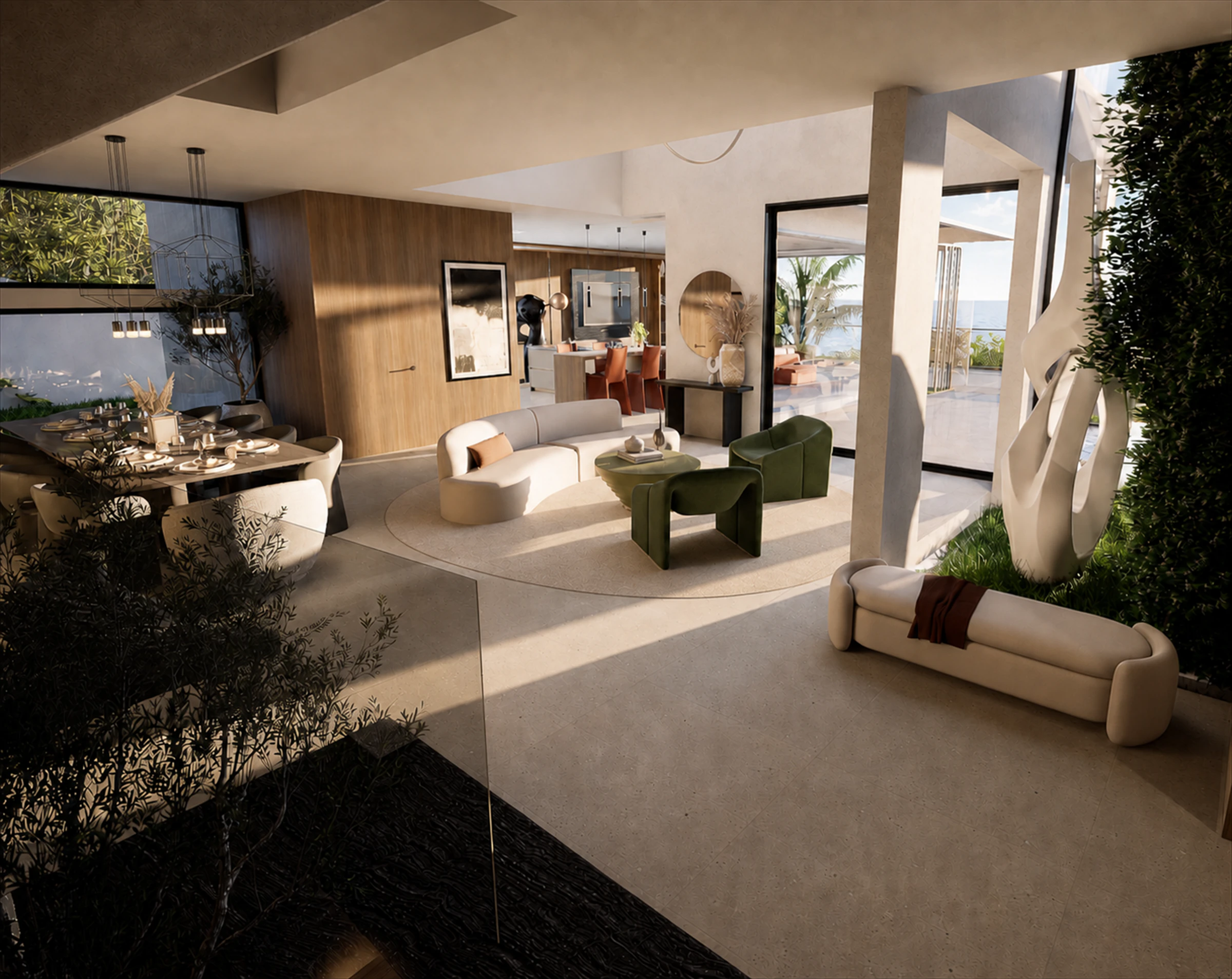 Shoreline - bedroom with panelized wood refrigerator