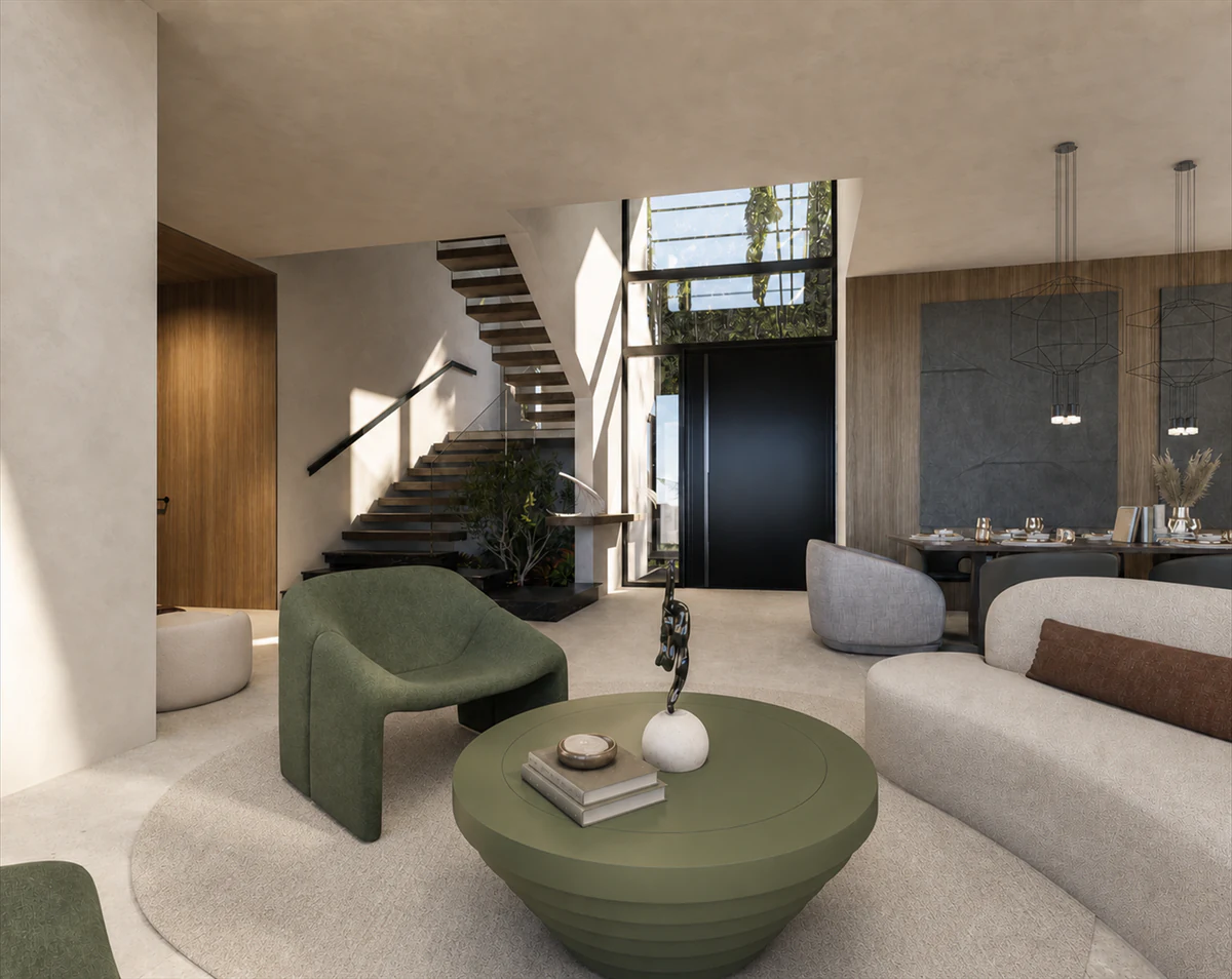 Shoreline - living room panorama