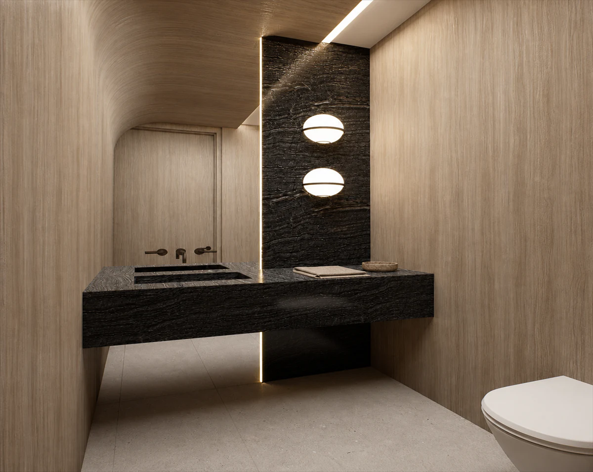 Shoreline - powder room