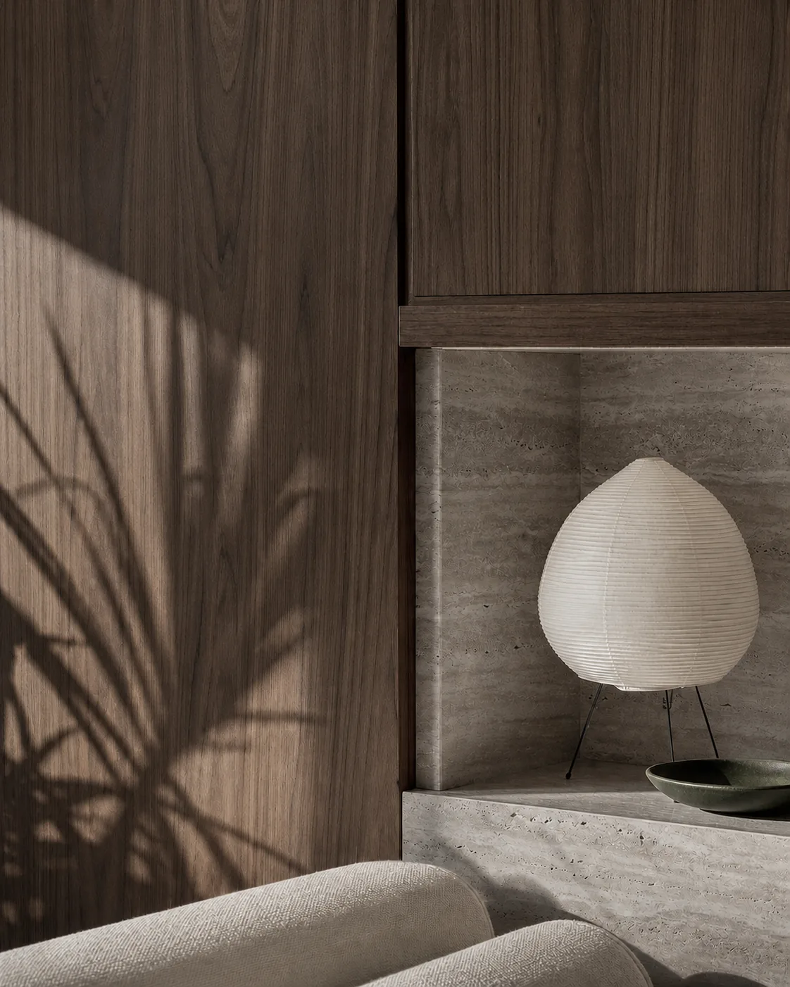 Millwork and lighting detail for a focused design review